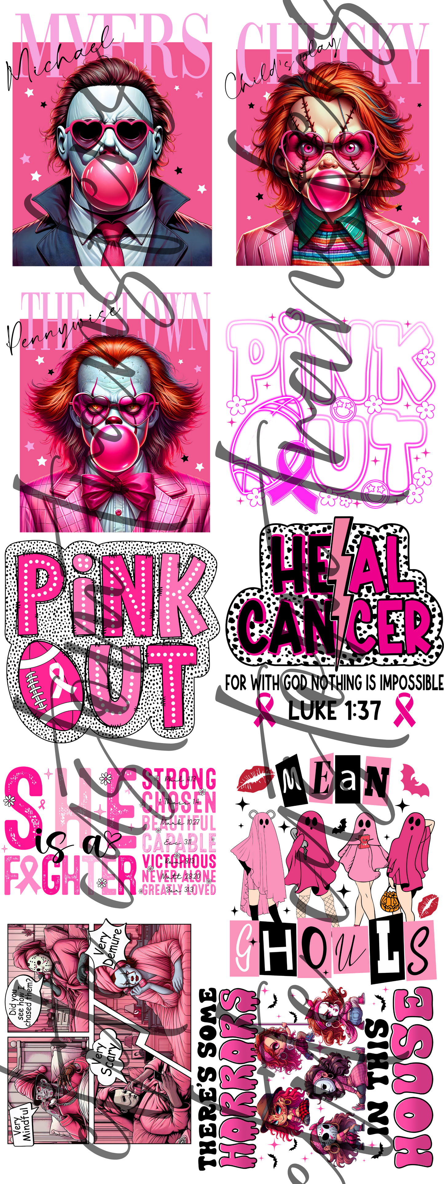 PINKOUT 22.5"X60"