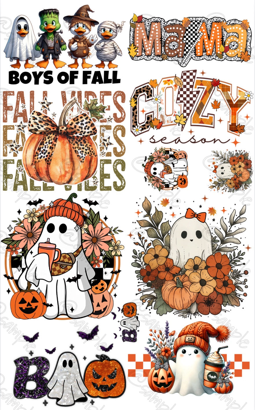 FALL GANGSHEET