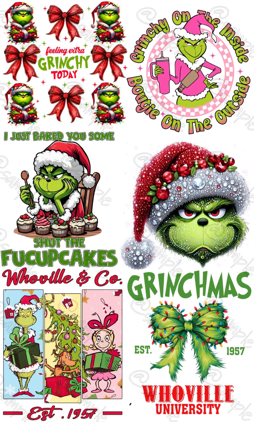 GRINCH GANGSHEET