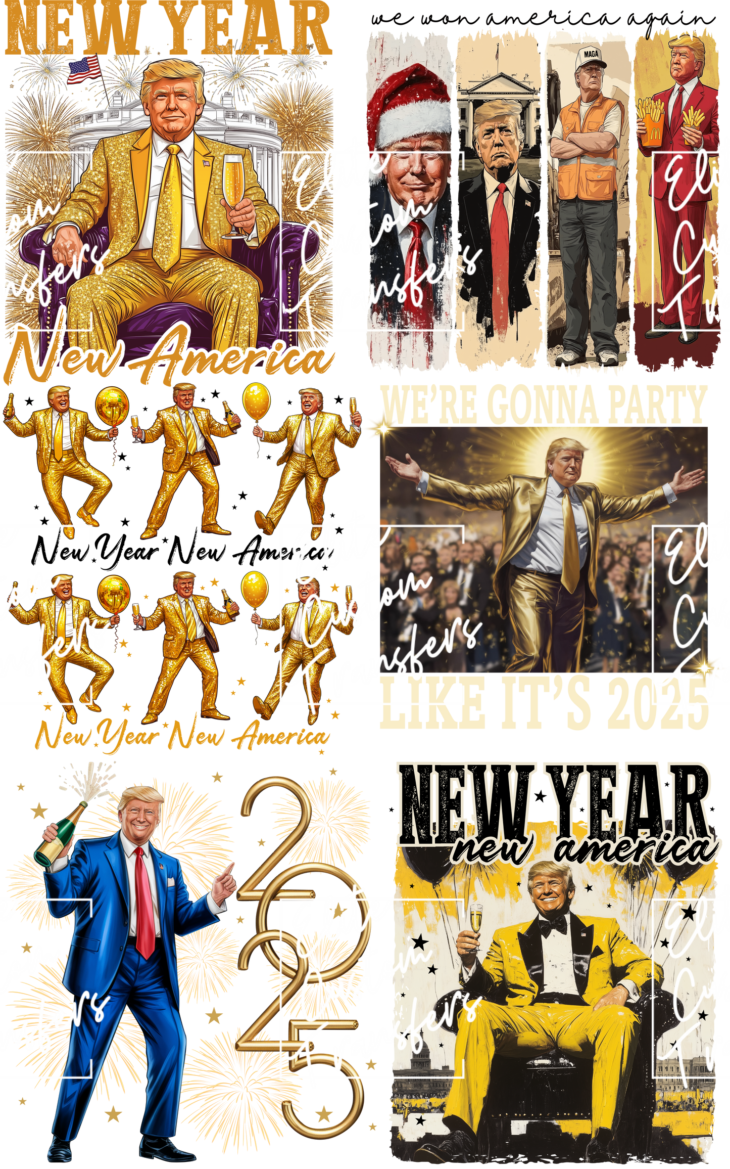 Trump New Years 23”X36”
