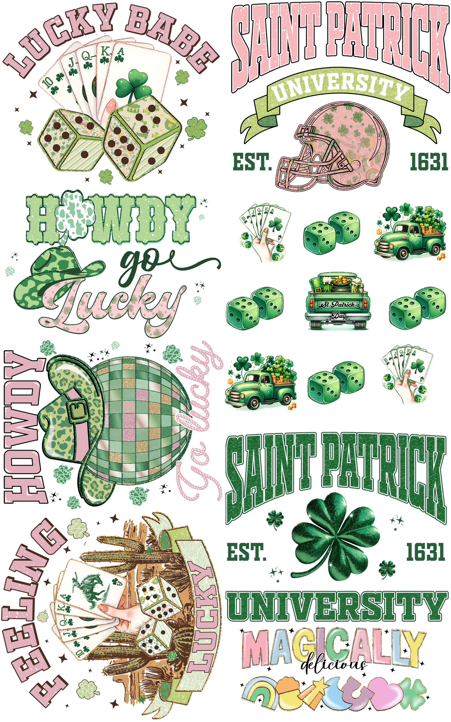 St Patty Gang 22.5"X36"