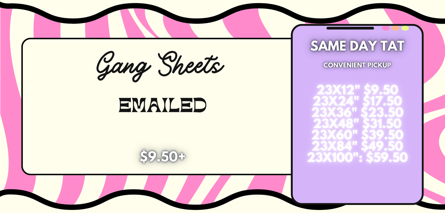 Gang Sheet (Emailed)