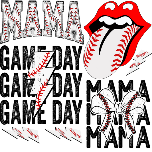 Baseball Gangsheet 22.5"X24"