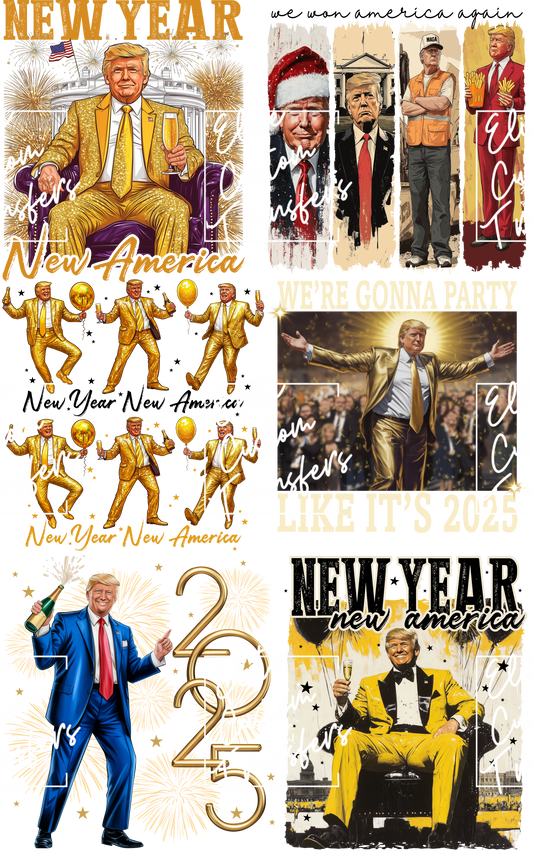 Trump New Years 23”X36”